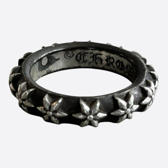 Chrome Hearts Silver Star Band Ring - Picture 3 of 5